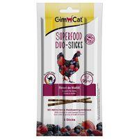 GimCat Superfood Duo-Sticks with Chicken & Forest Fruits - 6 x 3 sticks