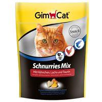 gimpet schnurries with taurine chicken salmon saver pack 3 x 140g