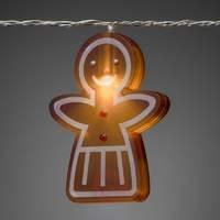 Gingerbread women 8-bulb LED string lights