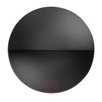 Giano Recessed Wall Light with LED, Black
