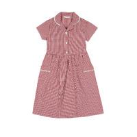 Girls\' Classic Summer Gingham Dress