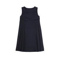 girls pinafore with crease resistant