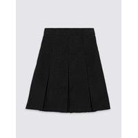 girls slim fit skirt with permanent pleats