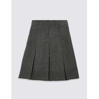 girls slim fit skirt with permanent pleats