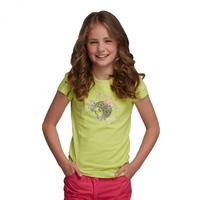 girls bugle t shirt wild lime