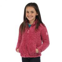 girls foxton fleece dark cerise