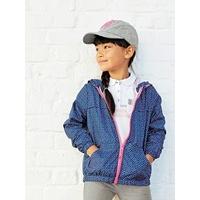 girls polo shirt with peter pan collar light grey striped