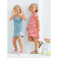 Girls 3-In-1 Playsuit bleached denim