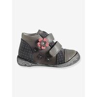 Girls Leather Boots grey