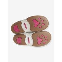 Girls Leather Ballerinas iridescent beige