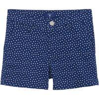 Girls Flower Printed Shorts 3-12 Yrs - Persian Blue