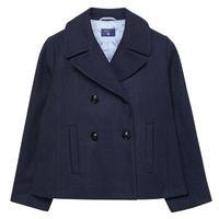 Girls Peacoat 3-12 Yrs - Marine