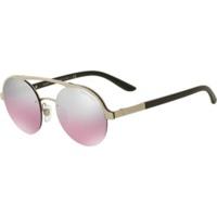 Giorgio Armani AR6045 3036/7E (matte silver/pink mirror silver gradient)