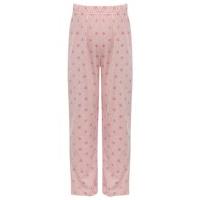 Girls Pure cotton Full length elasticated Pull on Star print pyjama bottoms - Pink