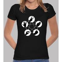 girl t-shirt rock paper scissors lizard spock
