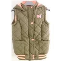 girls george size 5 6 yrs greenpink body warmer