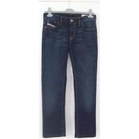 Girls Diesel Industry Mod.LIV Straight Leg Medium Blue Denim Stretch Jeans Size 8 / Leg Length 27\