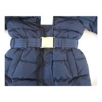 Girls M & S long padded coat M&S Marks & Spencer - Blue - Quilted coat