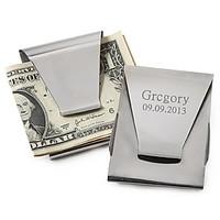 gift groomsman classic personalized money clip