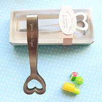 Gimme Some Sugar! Stainless-Steel Heart-Themed Sugar Tongs