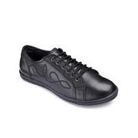 girls lace up school shoes standard fit