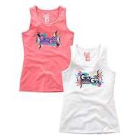 Gio Goi Girls Pack 2 Vests (8-13+ years)