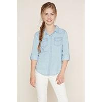 girls chambray shirt kids