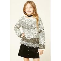 girls fringe jumper kids