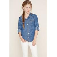 girls chambray shirt kids