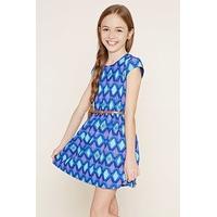 Girls Geo Print Dress (Kids)