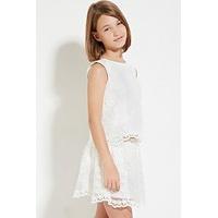Girls Embroidered Lace Skirt (Kids)