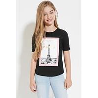 Girls Eiffel Tower Tee (Kids)