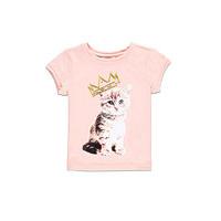 Girls Cat Graphic Tee (Kids)