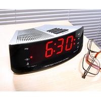 giant display clock radio