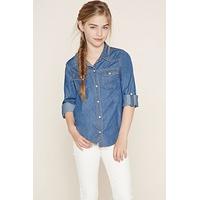 Girls Chambray Shirt (Kids)