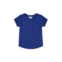 Girls Pocket Cuffed Tee (Kids)