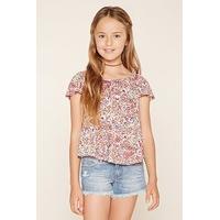 girls floral tulip top kids