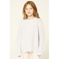 girls seed knit jumper kids