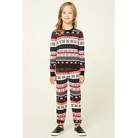 girls fair isle trousers kids