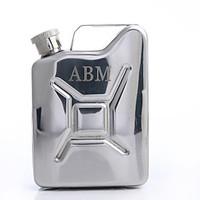 Gift Groomsman Personalized Stainless Steel 4-oz Flask With A Handle