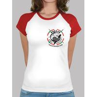 girl baseball black white and red heart logo style ikurria handi