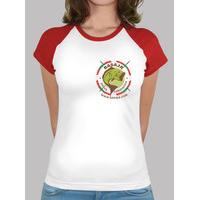 girl baseball white and red heart style logo ikurria