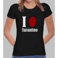 girl t-shirt i love tarantino