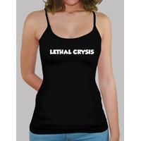 girl t-shirt straps lethal crysis