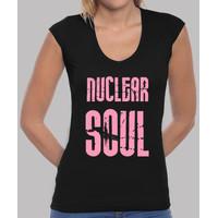 girl manga v neck cut black