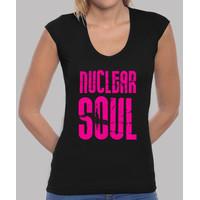 girl manga v neck cut black