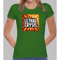 girl t-shirt logo lethal crysis