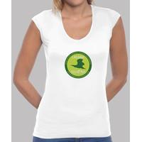 girl t shirt logo green