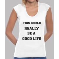 girl, manga v-neck cut, white