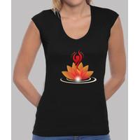 girl t-shirt lotus